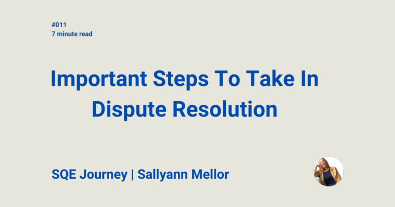 Dispute Resolution - Sallyann Mellor