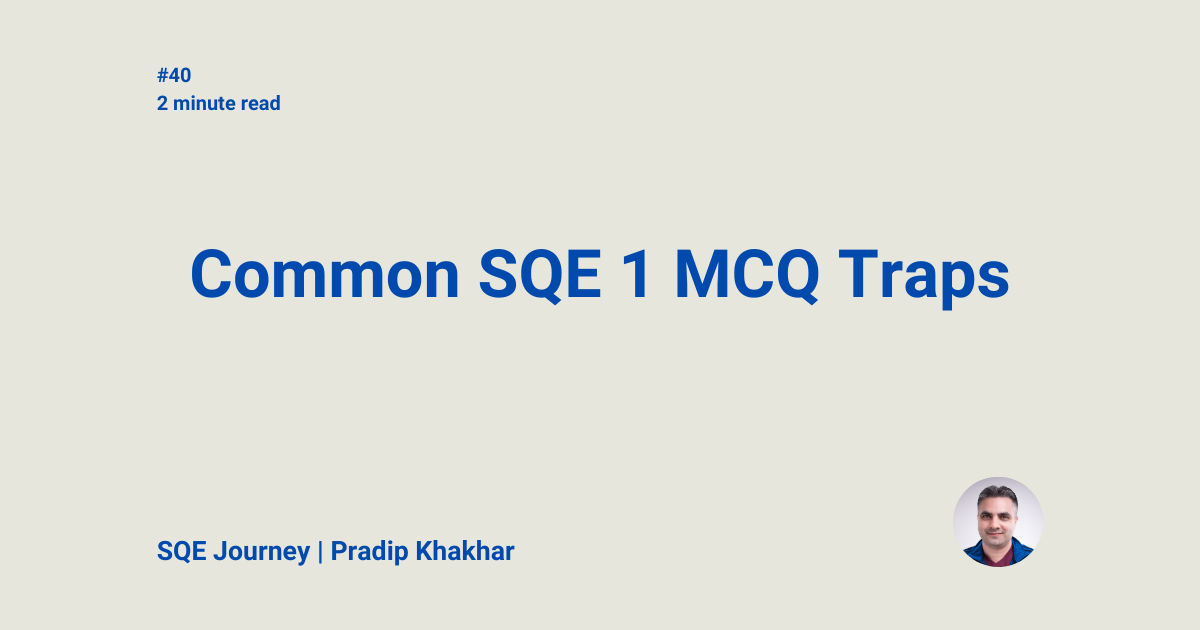 SQE Journey