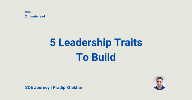 5 Leadership Traits To Build