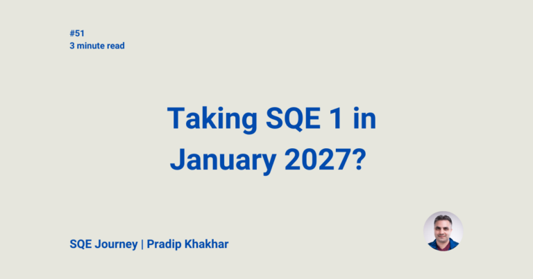 SQE Journey