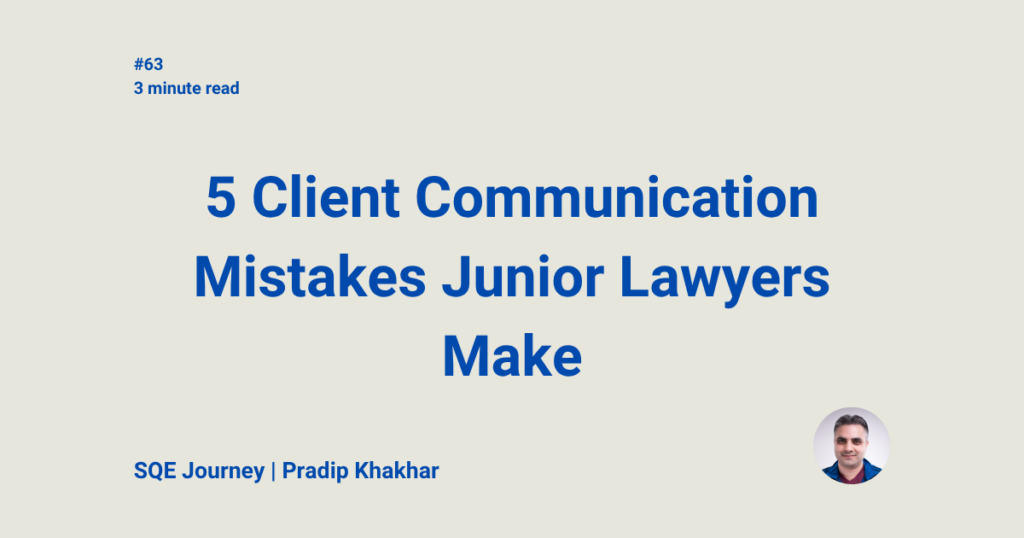 5 Client Communication Mistakes Junior Lawyers Make